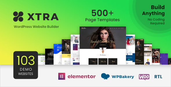 Xtra v4.9.5 Nulled - Multipurpose WordPress Theme + RTL