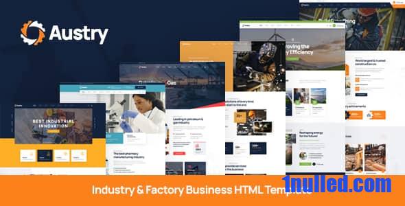 Austry Nulled - Industry & Factory Business Template