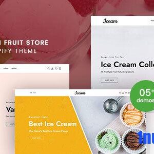 Iceam Nulled – Ice Cream Shop Responsive Shopify Theme