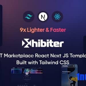 Xhibiter v1.8.0 Nulled – NFT Marketplace React NextJS Template