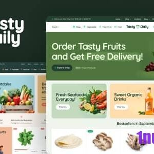 Tasty Daily v1.8 Nulled – Grocery Store & Food WooCommerce Theme
