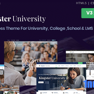 Kingster v3.2.0 Nulled – Education WordPress For University, College and School