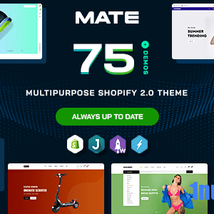 Mate Nulled – Multipurpose Shopify 2.0 Theme
