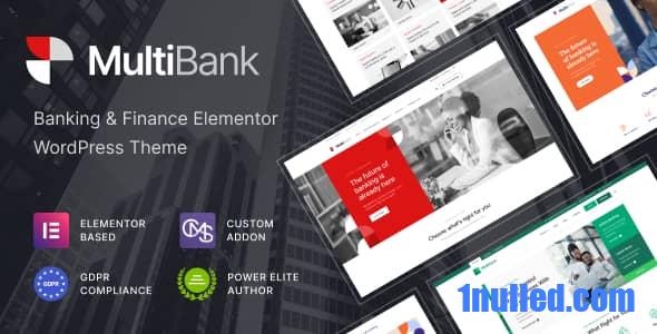 Multibank v1.1.1 Nulled - Business and Finance WordPress Theme