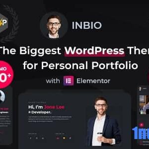 InBio v2.5.0 Nulled – Personal Portfolio/CV WordPress Theme