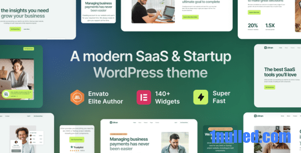 Ultran v1.0.1 Nulled - SaaS & Startup WordPress Theme