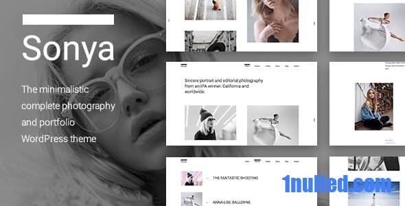 Sonya v1.1.3 Nulled - Photography
