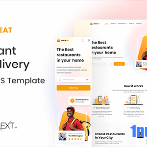 QuickEat Nulled – React Food Delivery NextJS Template