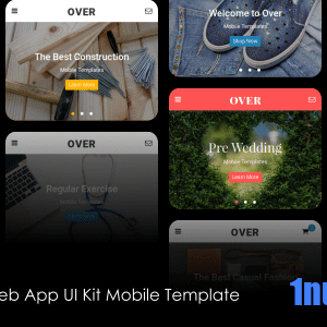 Over Nulled – Multi-Concept Web App UI Kit Mobile Template