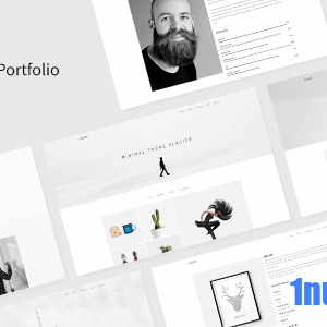 Glacier Nulled – Clean & Minimal Portfolio Hugo Theme
