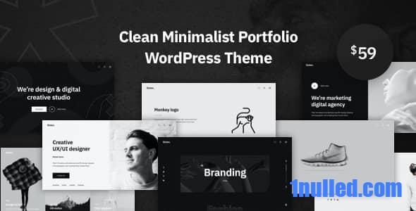Sixten v2.0.3 Nulled - Minimalist Portfolio WordPress Theme