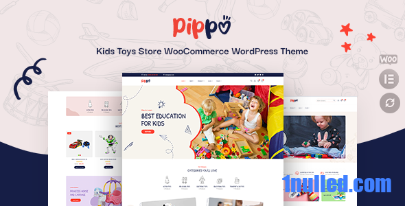 Pippo v1.0.6 Nulled - Kids Toys Store WooCommerce WordPress Theme