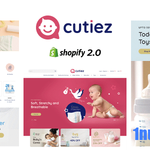 Cutiez Nulled – Kids Toys, Children Fashion Store Shopify Theme