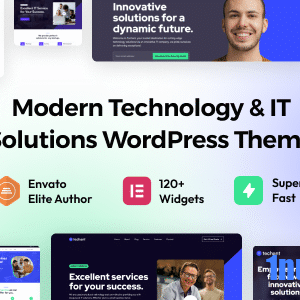Techant v1.0 Nulled – Technology & IT Solutions WordPress Theme