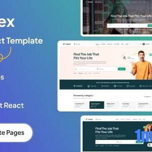 Jobtex Nulled – Job Board ReactJS Template