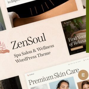 ZenSoul v1.0 Nulled – Spa Salon & Wellness WordPress Theme + AI