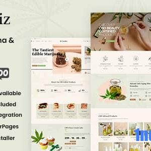 Canabiz v1.0.3 Nulled – Weed Medical Marijuana, Cannabis Shop Theme