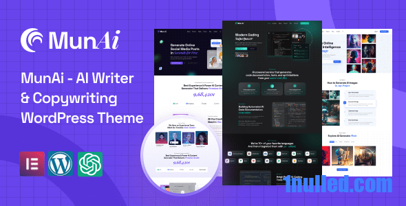 MunAi v1.0.1 Nulled - AI Writer & Copywriting WordPress Theme