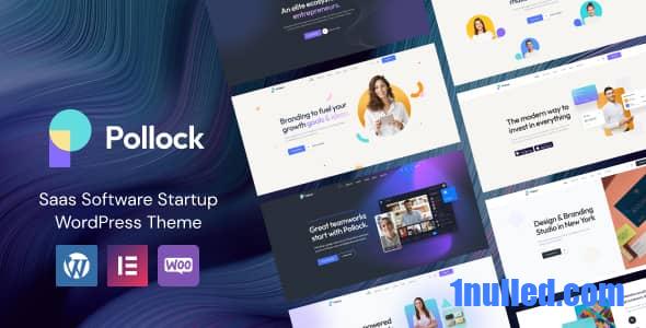 Pollock v1.1.6 Nulled - Saas Software Startup WordPress Theme