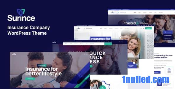 Surince v1.0.2 Nulled - Insurance Company WordPress Theme