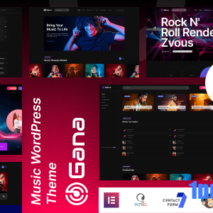 Gana v1.0.3 Nulled – Music and Event WordPress Theme