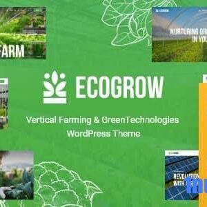 EcoGrow v1.0 Nulled – Vertical Farming & Green Technologies WordPress Theme + AI