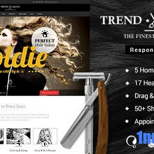 Trend Salon v2.8 Nulled – WordPress Theme