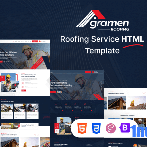 Gramen Nulled – Roofing Services HTML Template