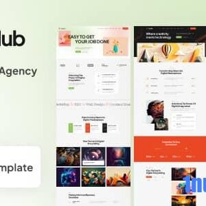 DigiHub Nulled – Digital Agency HTML Template