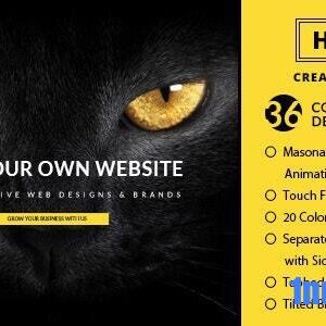 HYDRO v2.8 Nulled – One Page Portfolio WordPress Theme