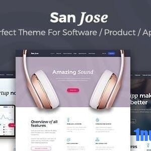SanJose v1.1.7 Nulled – Landing Page