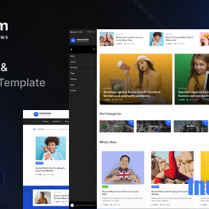 Newsim Nulled – News Magazine & Blogging HTML Template