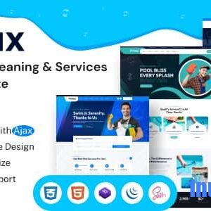 Poolax v1.0 Nulled – Pool Cleaning & Services HTML Template