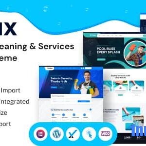 Poolax v1.0 – Pool Cleaning & Services WordPress Theme