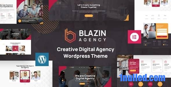 Blazin Agency v1.1 Nulled - Creative WordPress Theme