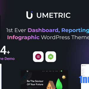 Umetric 2.0.4 Nulled – WordPress Dashboard, Reporting and Infographic Theme