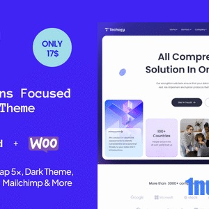 Techogy v1.0 Nulled – IT Solutions & Services WordPress Theme