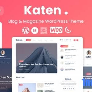 Katen v1.0.7 Nulled – Blog & Magazine WordPress Theme