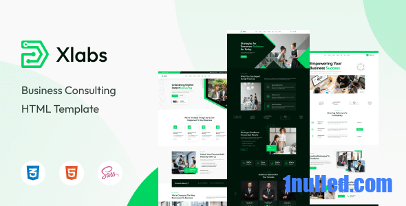 Xlab Nulled - Business Consulting HTML5 Template