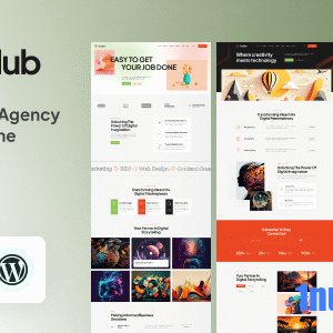 Digihub v1.0 Nulled – Digital Agency WordPress Theme