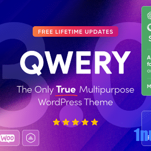 Qwery v3.1 Nulled – Multi-Purpose Business WordPress & WooCommerce Theme + ChatGPT