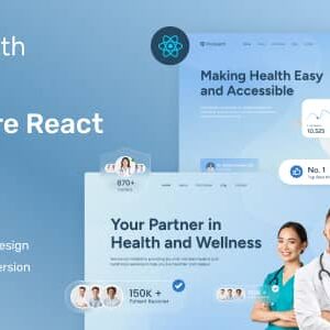 ProHealth Nulled – Medical and Healthcare ReactJS Template