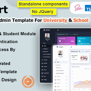 Smart v13.0.0 Nulled – Angular 17+ Admin Dashboard Template for University, School & Colleges