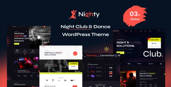 Nighty v1.0.4 Nulled - Night Club WordPress Theme