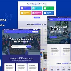 Yale Nulled – Education HTML Template