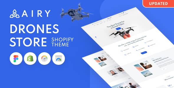 Airy v1.2 Nulled - Drones Store HTML Template