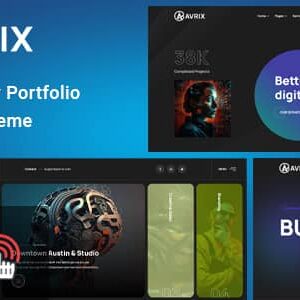 Avrix v1.1 Nulled – Digital Agency Portfolio WordPress