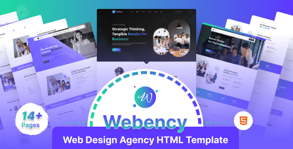 Webency Nulled - Web Design Agency HTML Template