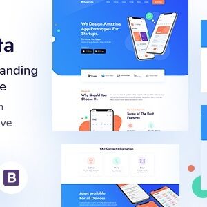 Apprista Nulled – Creative App Landing HTML Template
