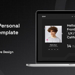 Gavi Nulled – Personal Portfolio Resume Nextjs Template